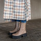 Черевики Stone Walker Beige Black З ХУТРОМ