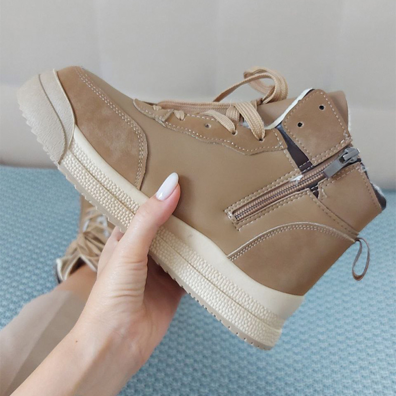 Черевики Urban Stride Beige З ХУТРОМ