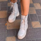 Черевики Wedge Leather Platform Termo Beige