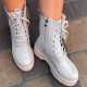 Черевики Wedge Leather Platform Termo Beige