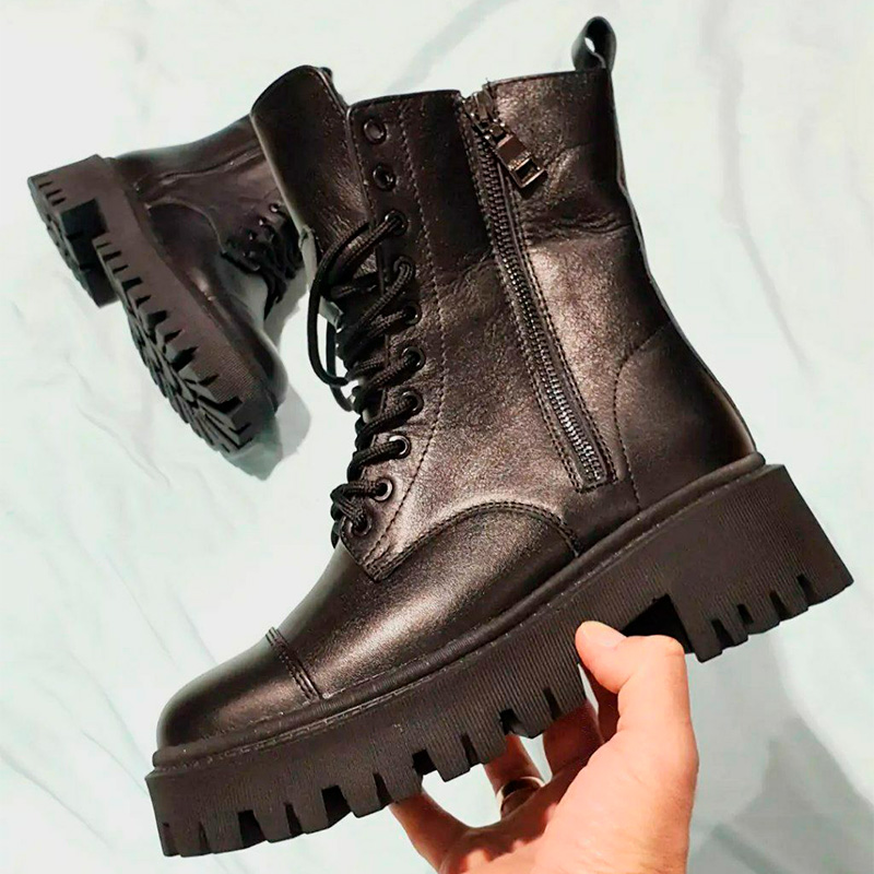 Черевики Voyager All Black З ХУТРОМ