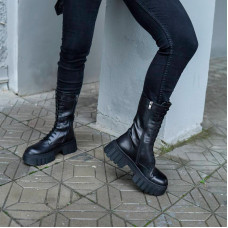 Черевики Stone Walker Black З ХУТРОМ