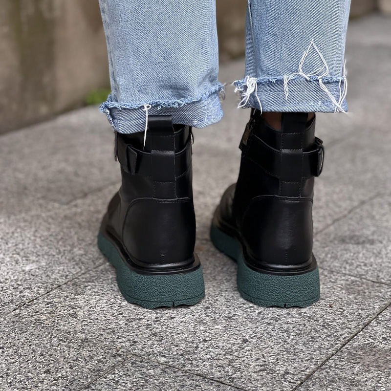 Черевики Polar Leather Termo Black Green