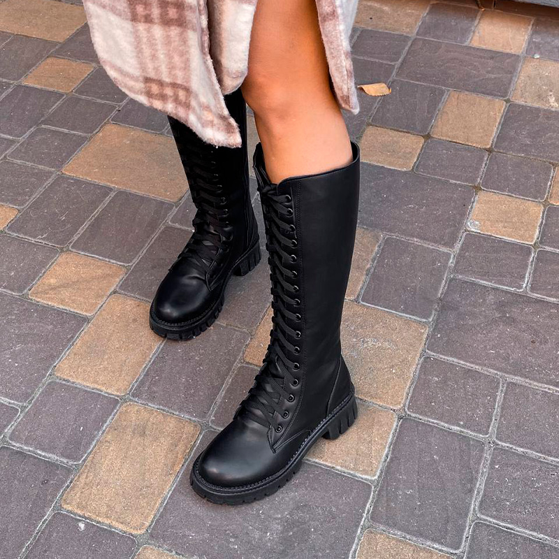 Черевики Stone Walker High Black З ФЛІСОМ
