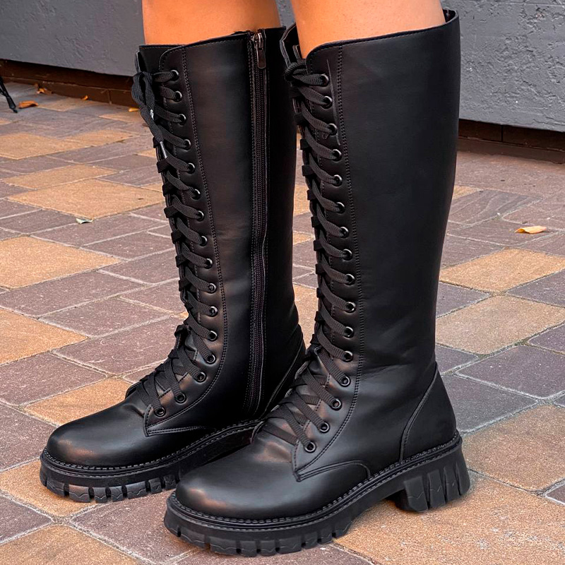 Черевики Stone Walker High Black З ФЛІСОМ