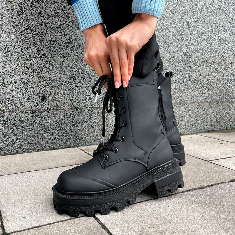 Черевики Guard Black З ФЛІСОМ 