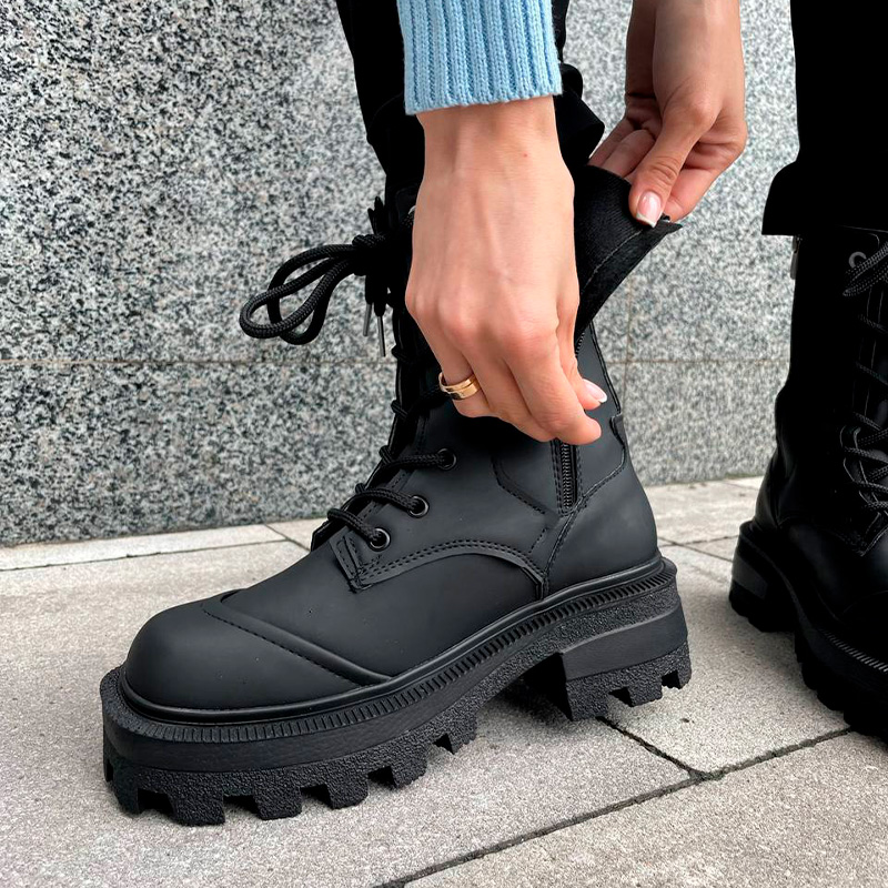 Черевики Guard Black З ФЛІСОМ 
