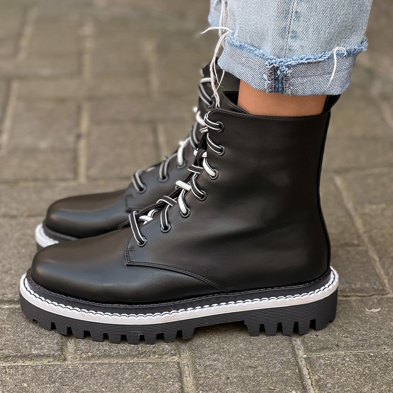 Черевики Summit High Leather Black White