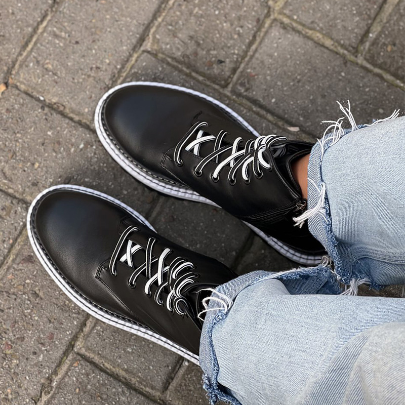 Черевики Summit High Leather Black White