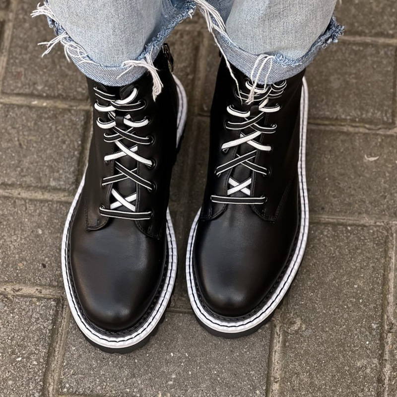 Черевики Summit High Leather Black White