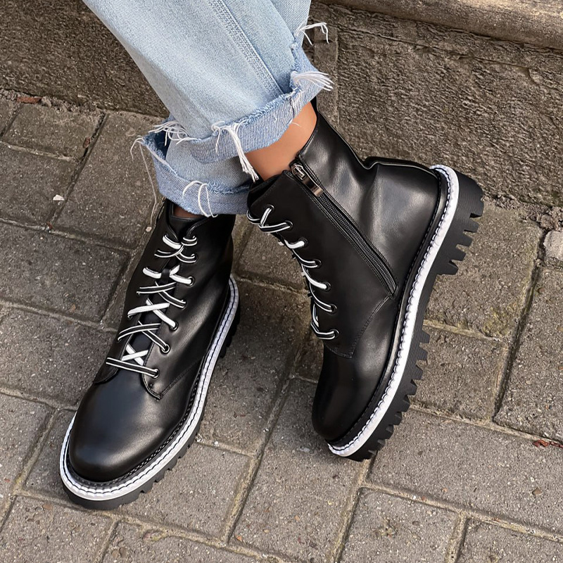 Черевики Summit High Leather Black White