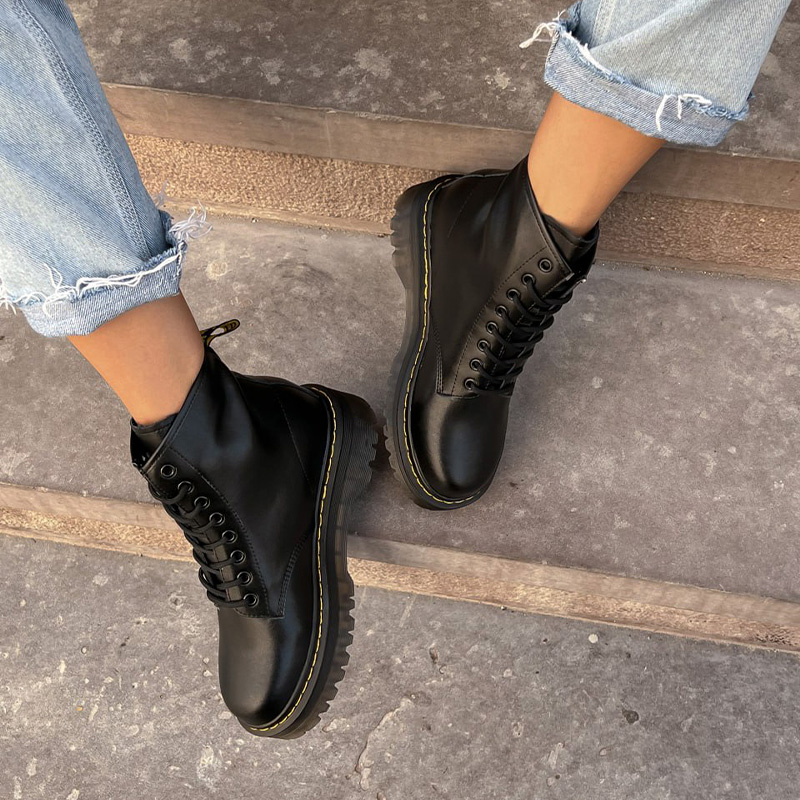 Черевики Wild Leather Black З ХУТРОМ