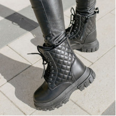 Черевики Frost High Black З ХУТРОМ