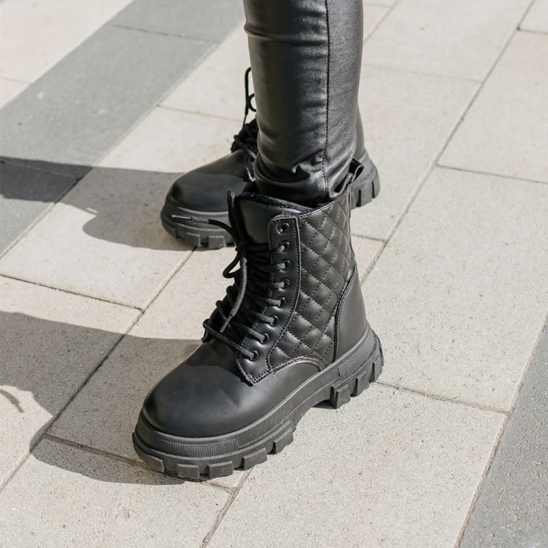 Черевики Frost High Black З ХУТРОМ