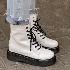 Черевики Wild Leather White З ХУТРОМ