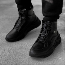 Черевики Blackout Leather Black