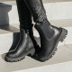 Челсі Peak Stride Black З ХУТРОМ