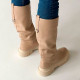 Чоботи Ground Force High Beige З ХУТРОМ