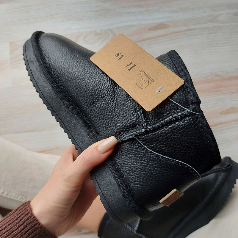 Черевики Fashion Leather Black