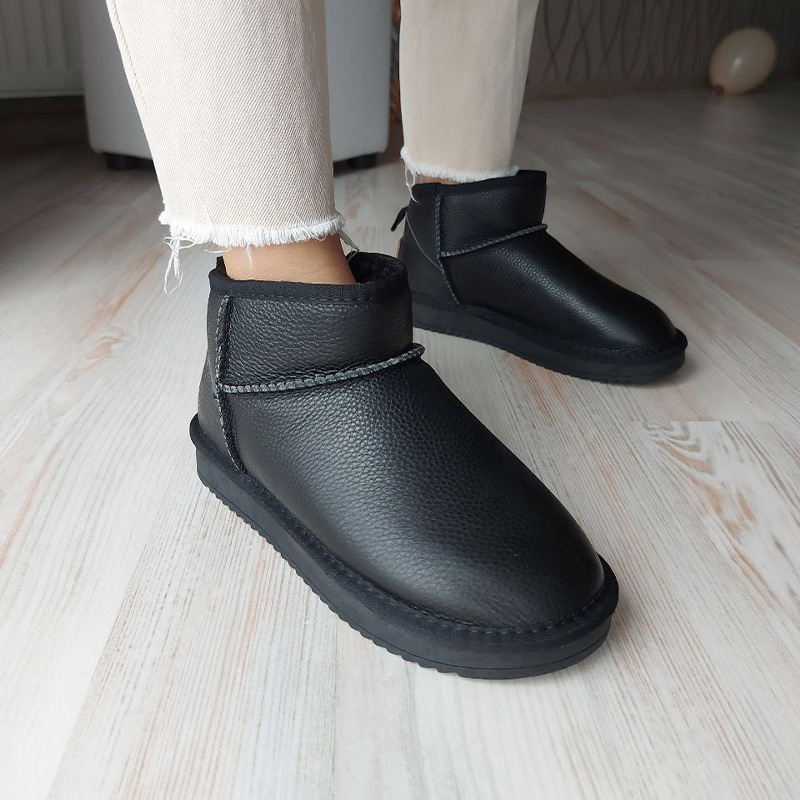Черевики Fashion Leather Black