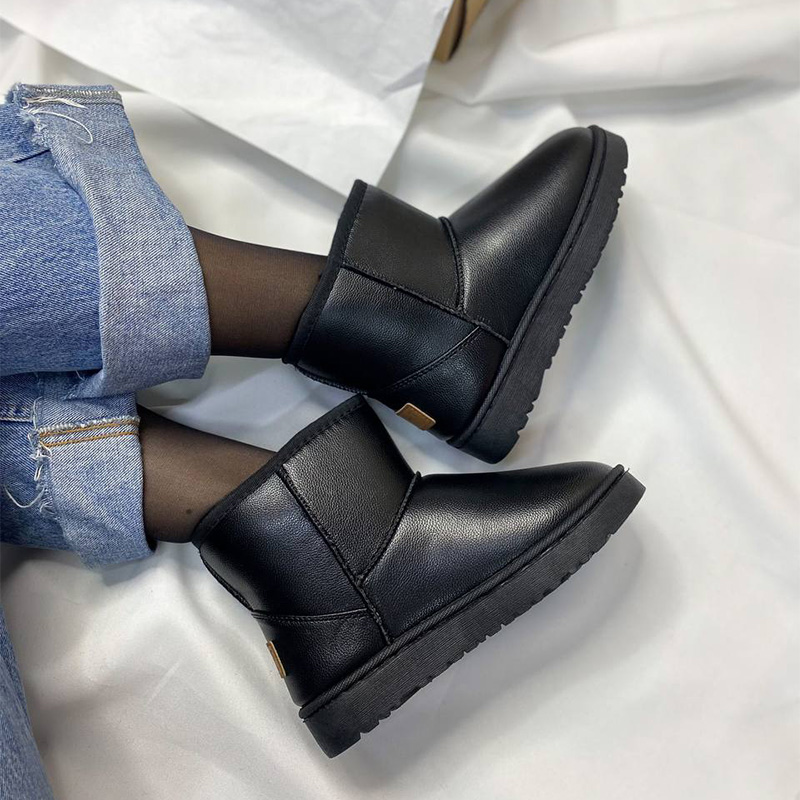 Черевики Fashion Mini Leather Black