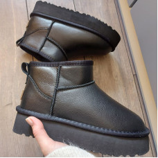 Черевики Fashion Ultra Mini Leather Platform Black