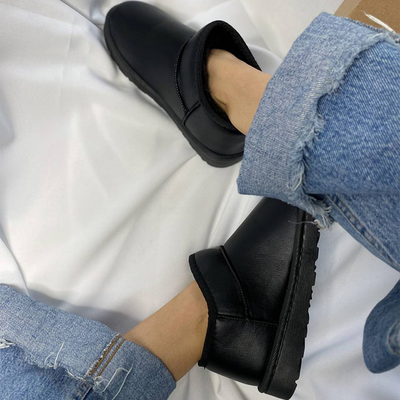 Черевики Fashion Ultra Mini Leather Black