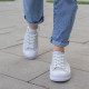 Кеди Casual Leather Grey White