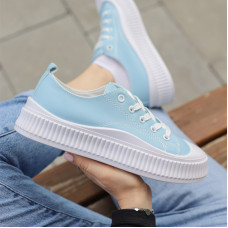 Кеди Casual Leather Blue White