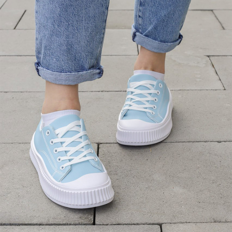 Кеди Casual Leather Blue White