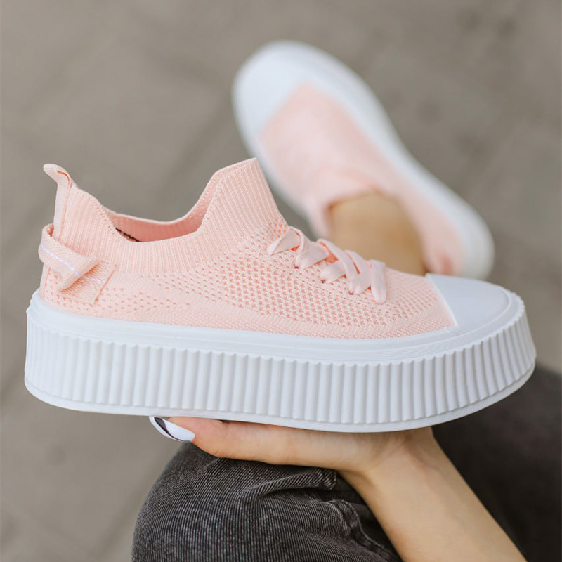 Кеди Flattrail Pink White