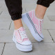Кеди Simplemove Platform Pink White
