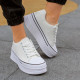 Кеди Simplemove Platform Leather White