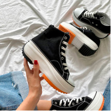 Кеди Starstep High Black White