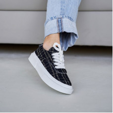 Кеди Flat Motion Black White