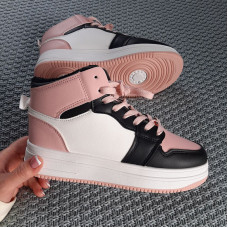 Кросівки Pure Flex Mid Pink White Black З ХУТРОМ