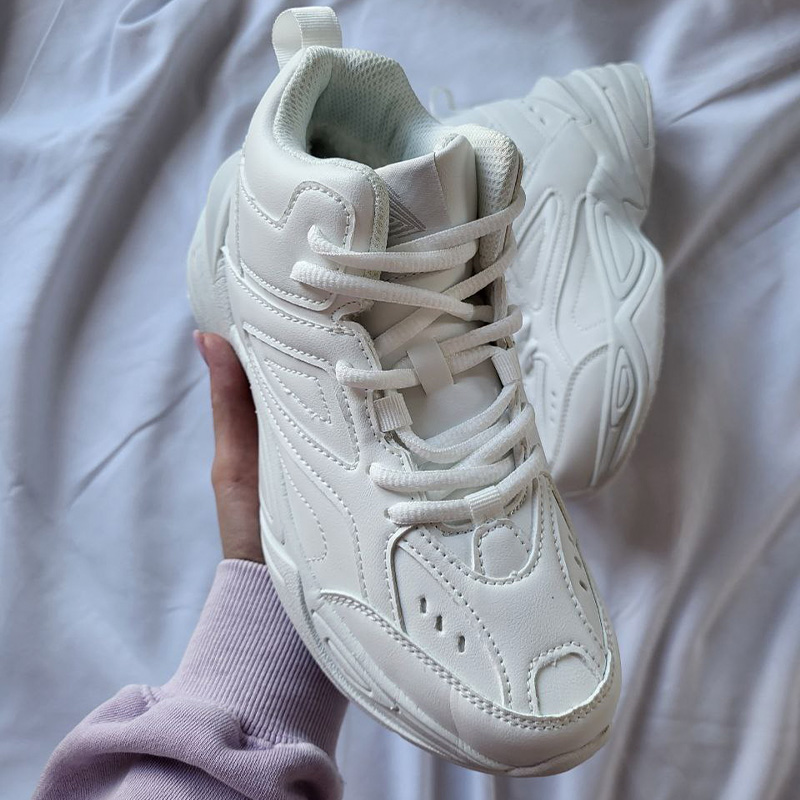 Кросівки 2MK Total White З ХУТРОМ