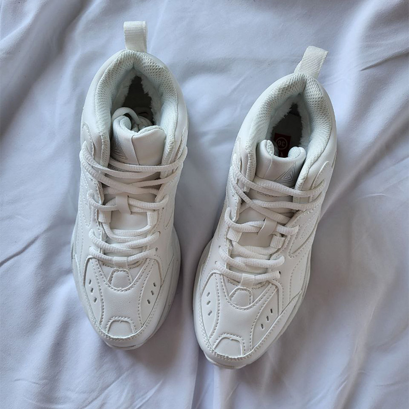 Кросівки 2MK Total White З ХУТРОМ