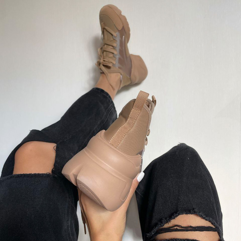 Кросівки Solid Path Beige З ХУТРОМ
