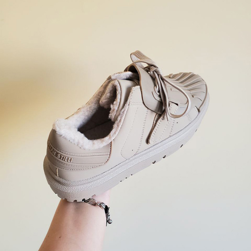 Кросівки Solid Grip Beige З ХУТРОМ