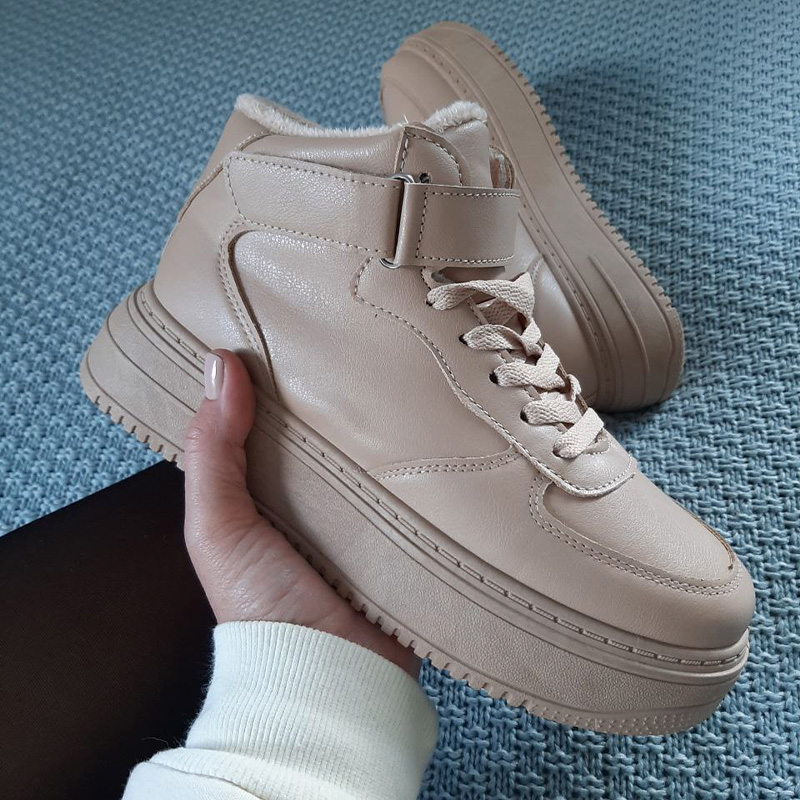 Кросівки Pure Guard Mid Beige З ХУТРОМ