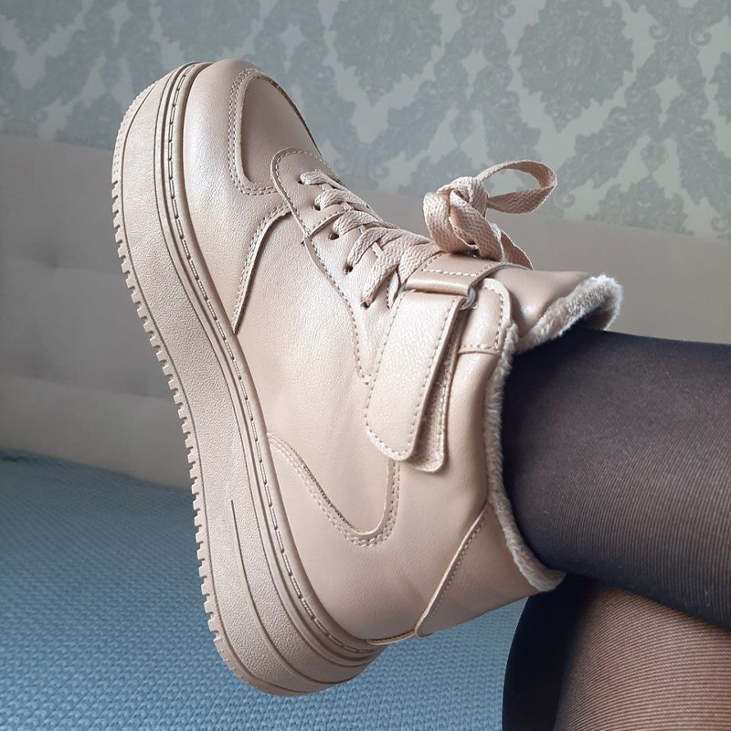 Кросівки Pure Guard Mid Beige З ХУТРОМ