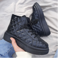 Черевики Vortex Black З ХУТРОМ