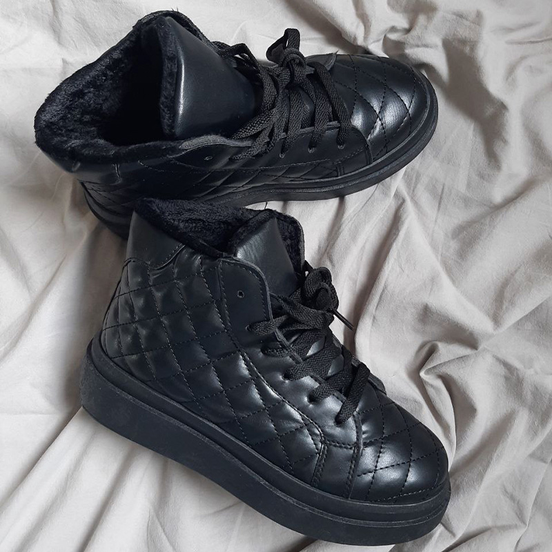 Черевики Vortex Black З ХУТРОМ