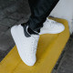 Кросівки Leather White Fur