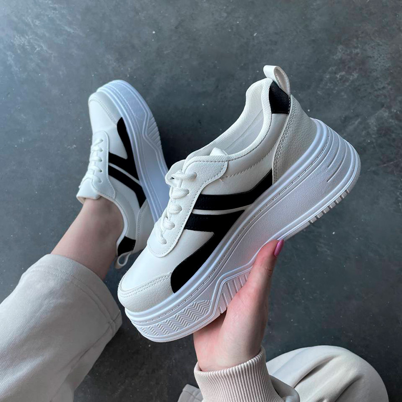 Кросівки Vital Platform Leather White Black
