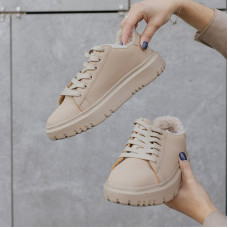 Кросівки Core Nubuk Beige З ХУТРОМ