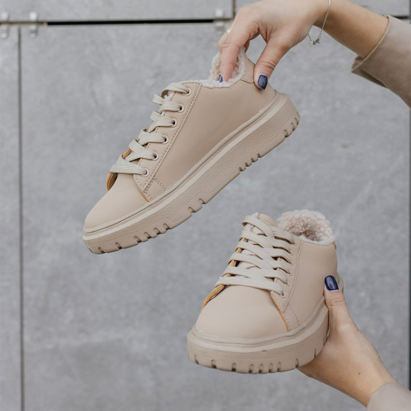 Кросівки Core Nubuk Beige З ХУТРОМ