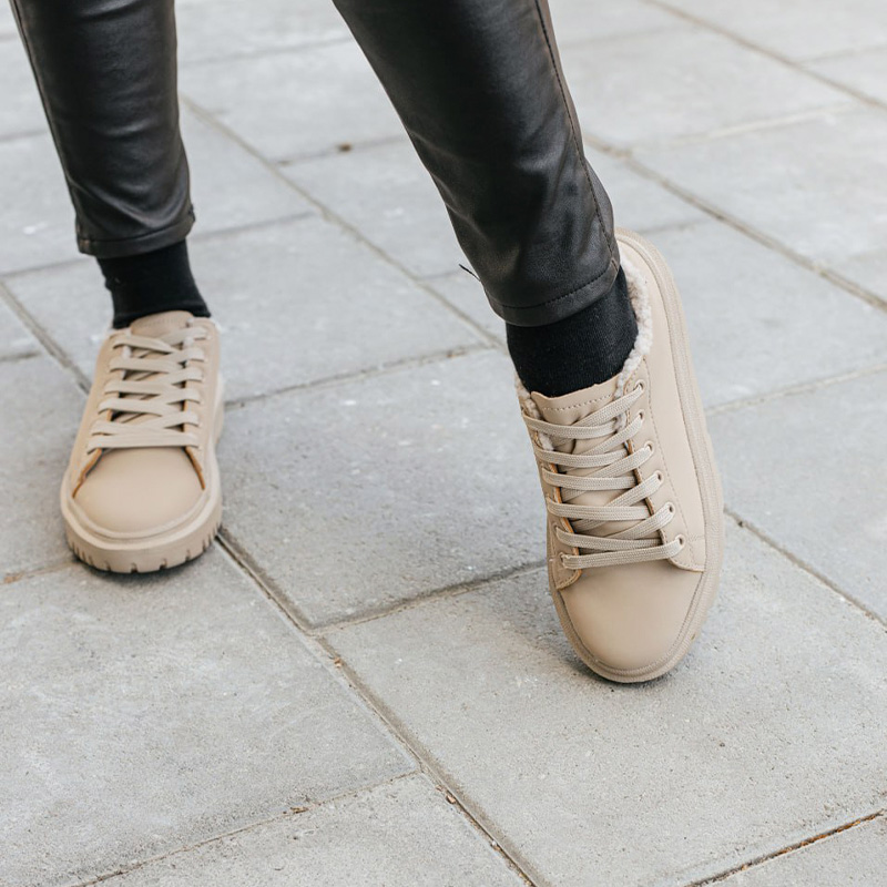 Кросівки Core Nubuk Beige З ХУТРОМ