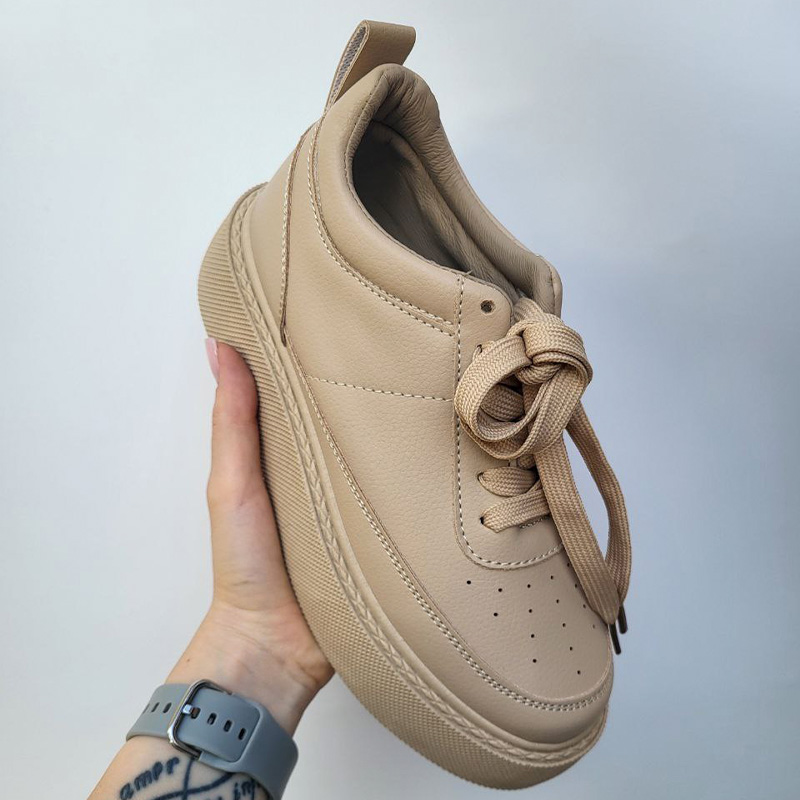 Кросівки Rawstep Leather Platform Beige